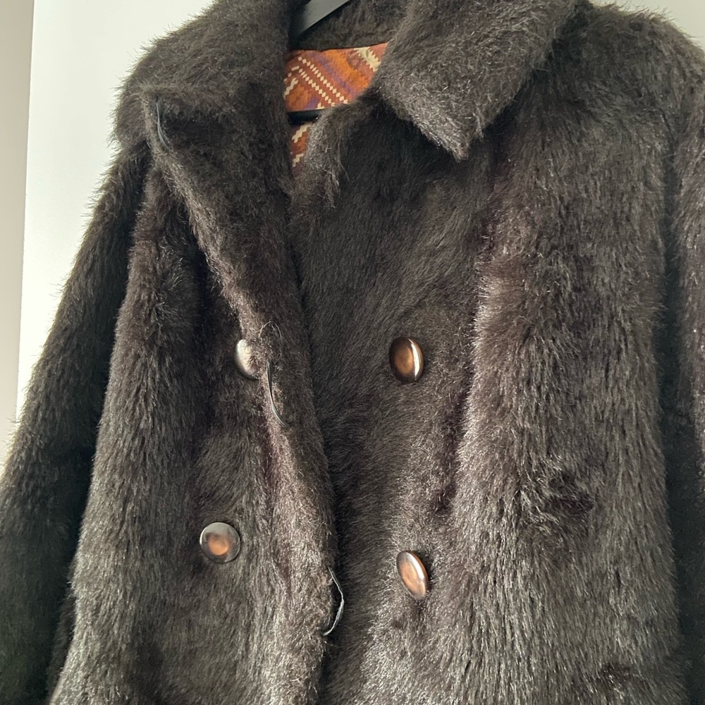 Vintage Faux Fur Coat - Picture 10 of 12